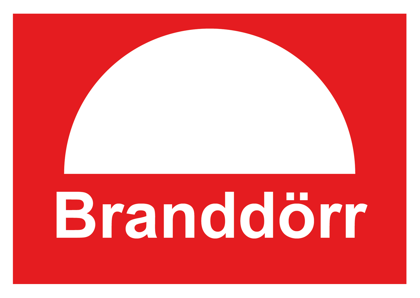 Branddörr