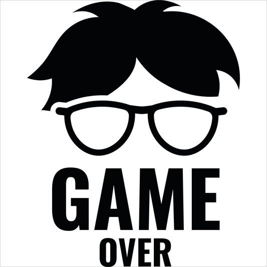 Väggdekal- Game over