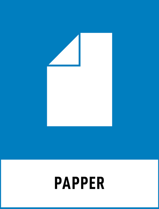 Miljödekal- Papper