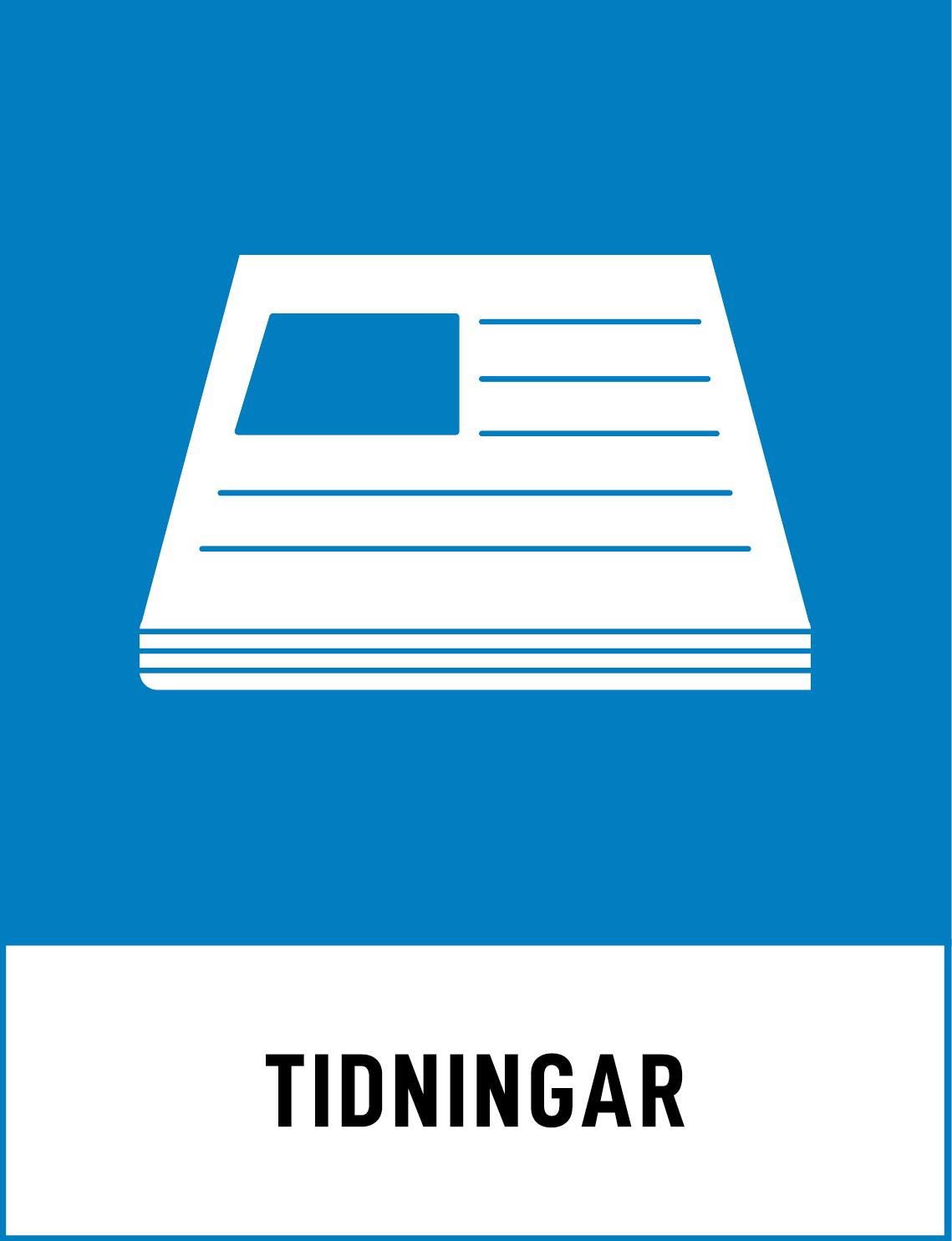 Miljödekal- Tidningar