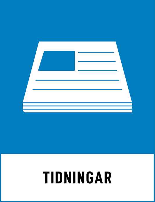 Miljödekal- Tidningar