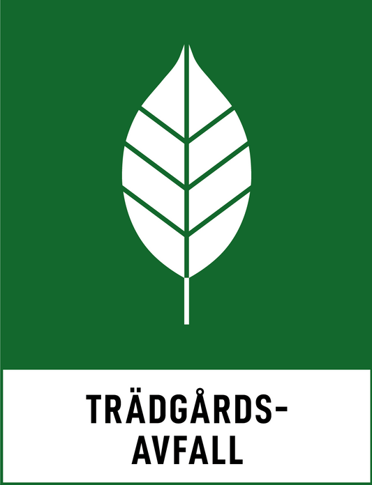 Miljödekal- Trädgårdsavfall