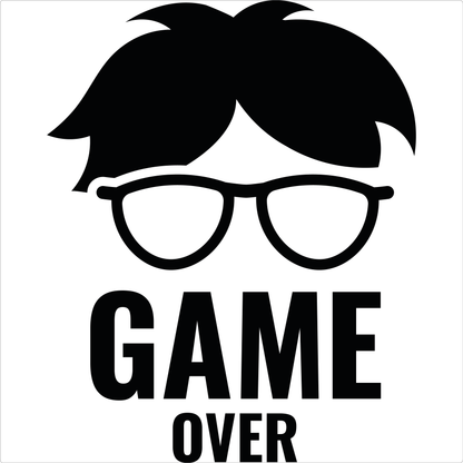 Väggdekal- Game over