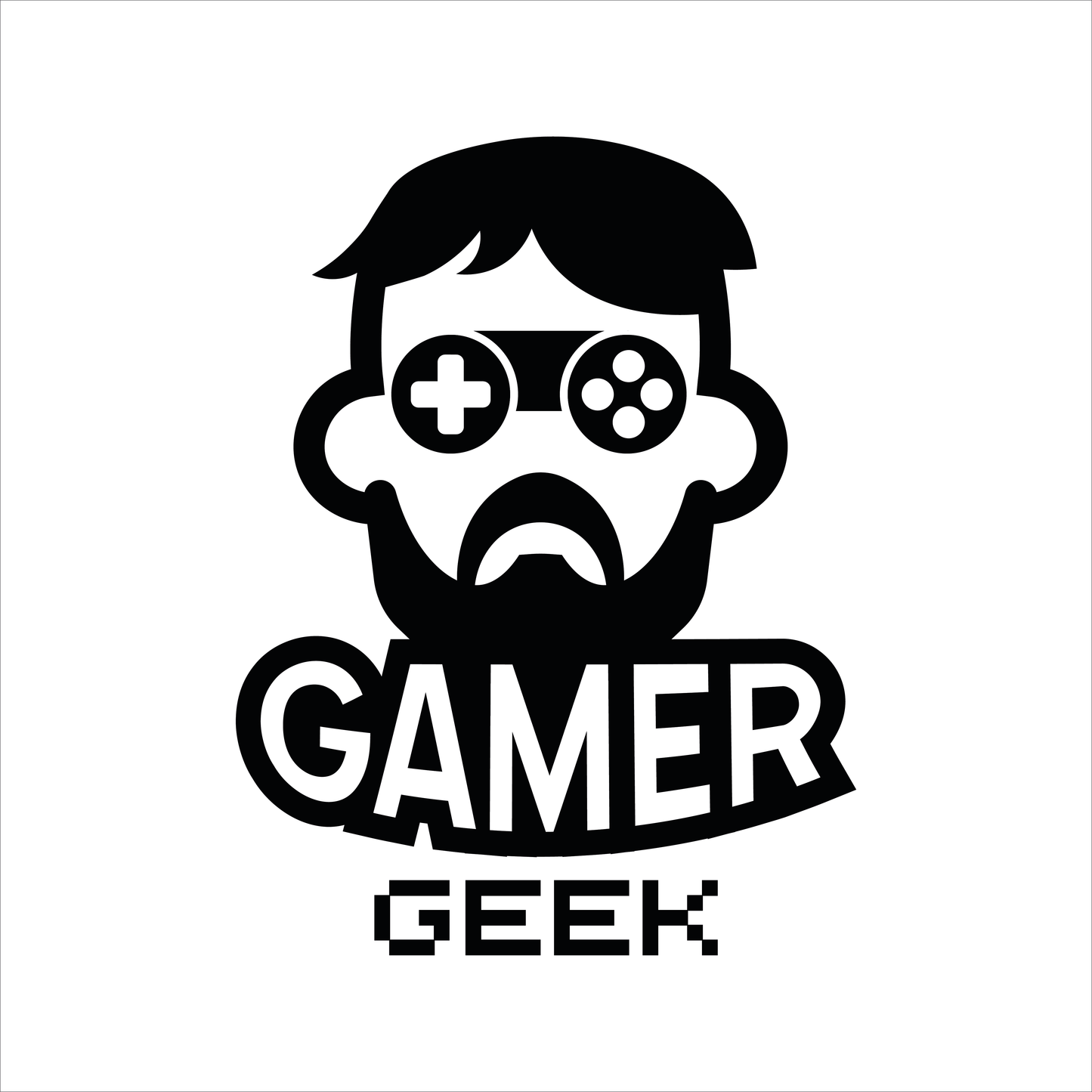 Väggdekal- Gamer geek