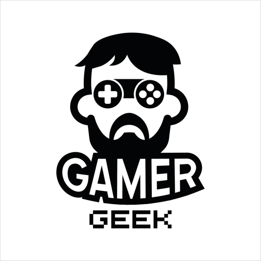Väggdekal- Gamer geek