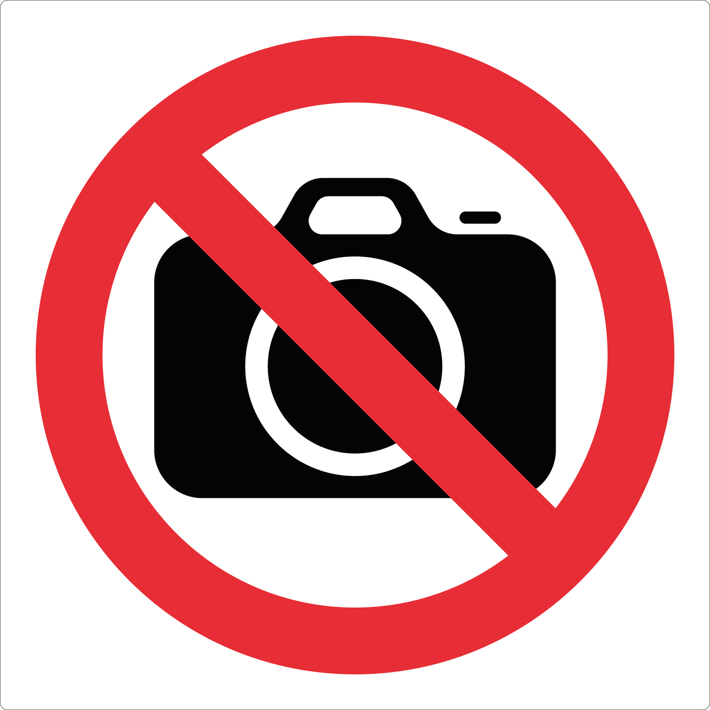 Förbjudet att fotografera