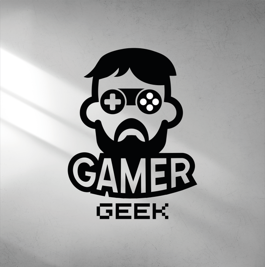 Väggdekal- Gamer geek