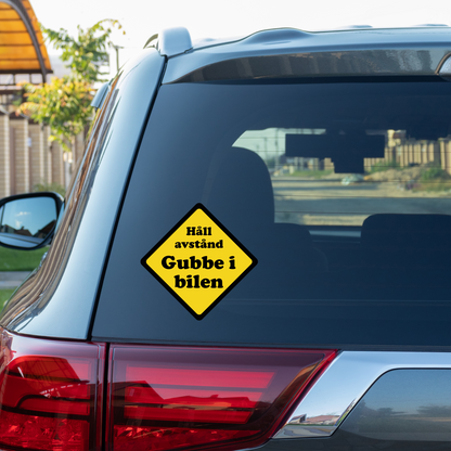 Gubbe/Tant i bilen!