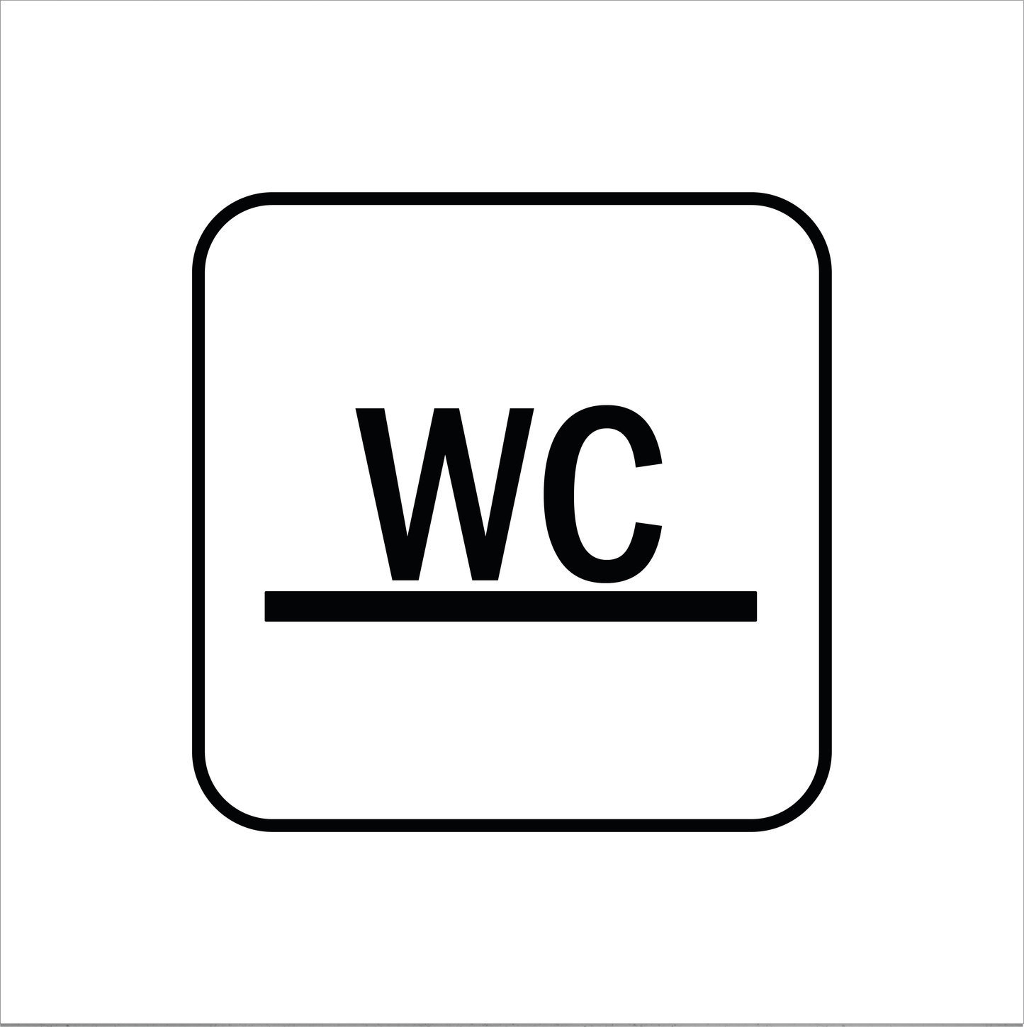 Toalettdekal WC