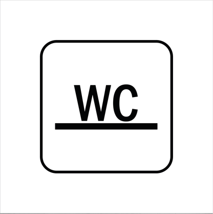 Toalettdekal WC