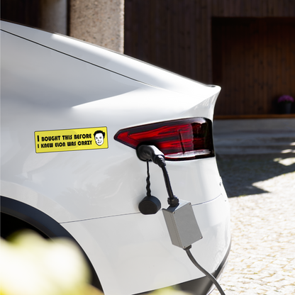 I bought this before i knew Elon was crazy